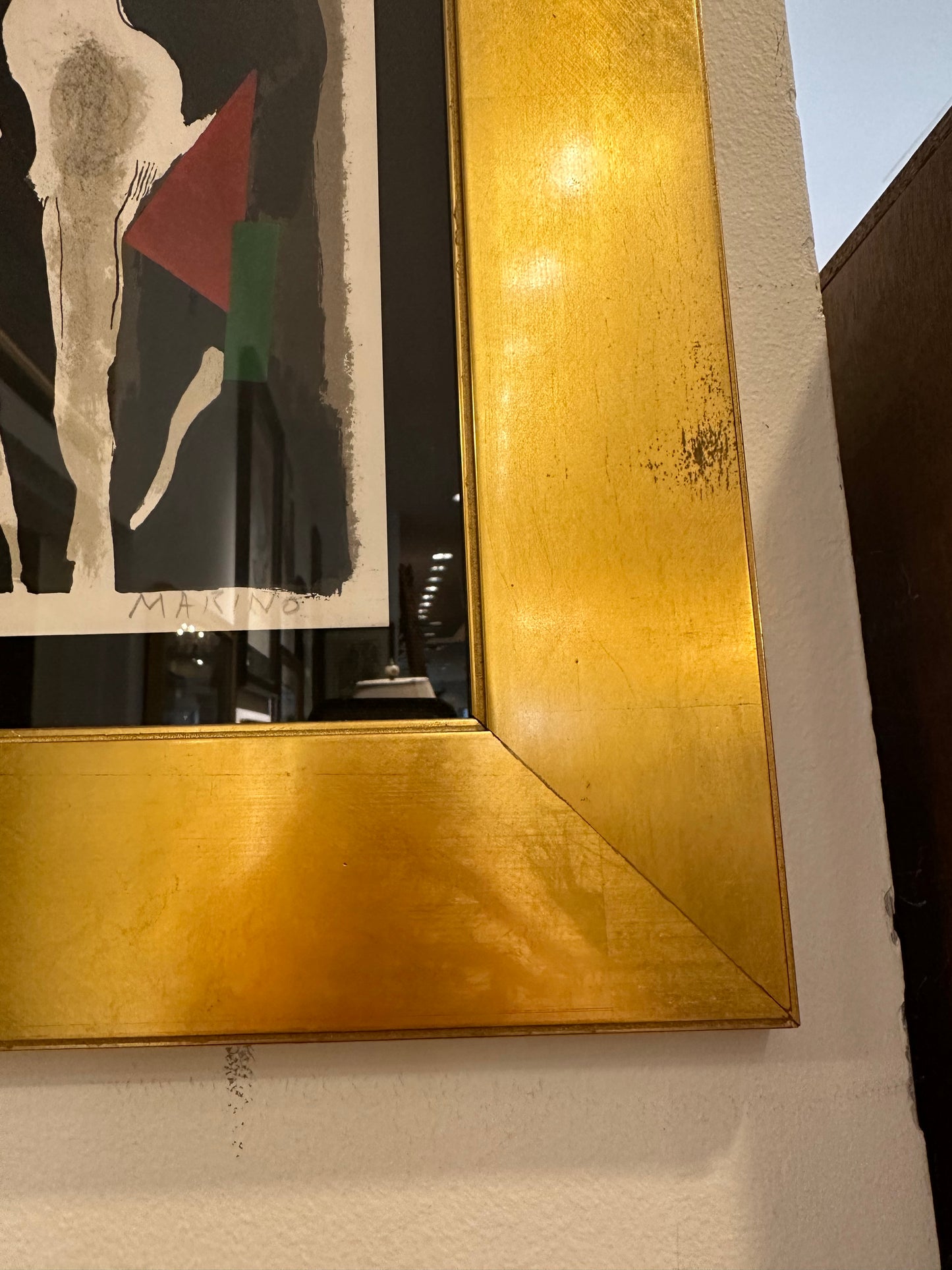 Marino Marini Framed, Signed Lithograph "Le Sacre Du Printemps" 1973 (21905)