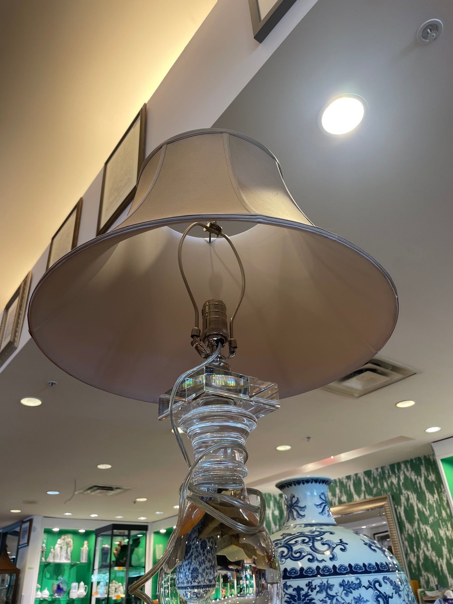 Restoration Hardware Crystal Bannister Lamp