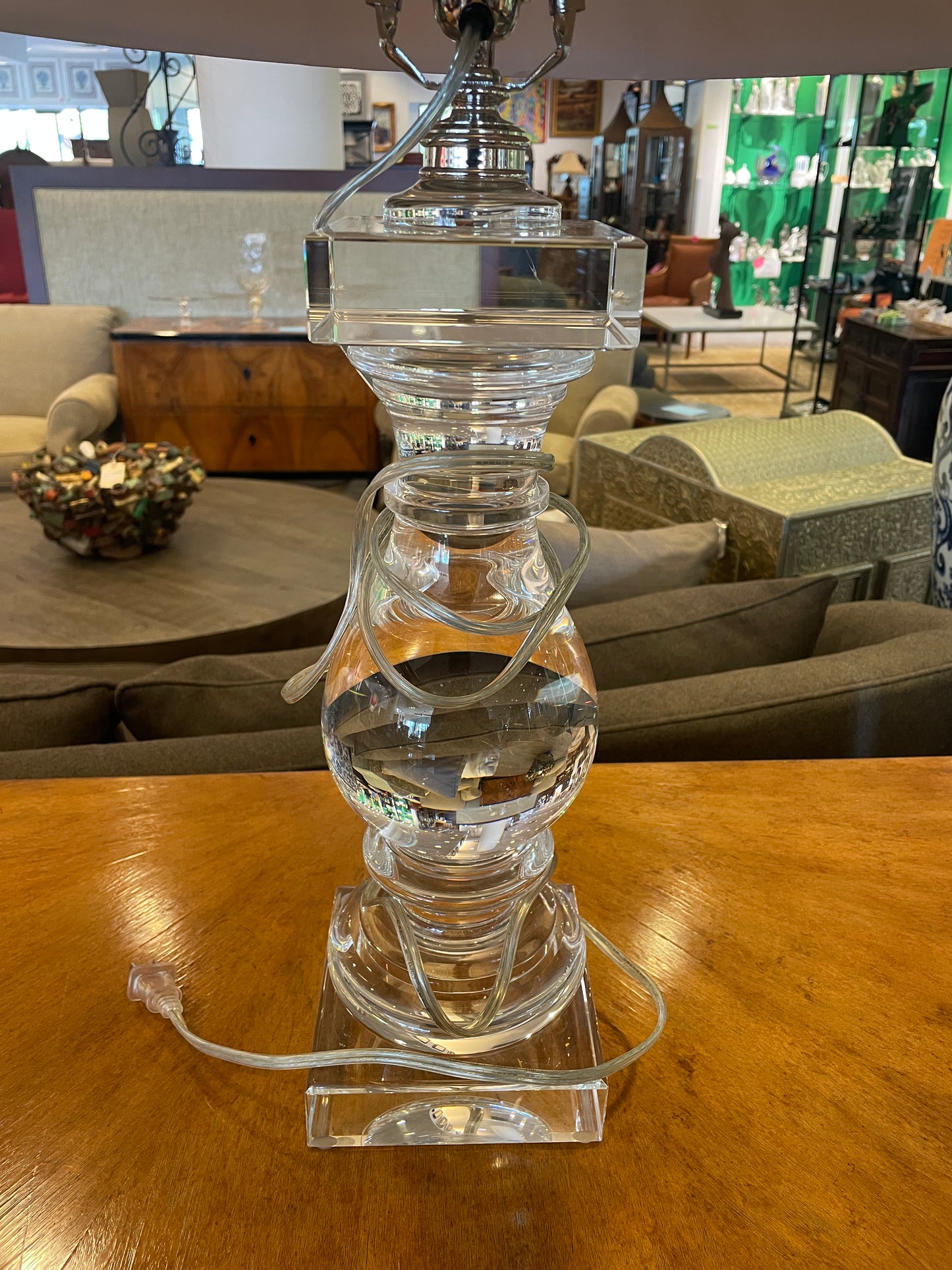 Restoration Hardware Crystal Bannister Lamp