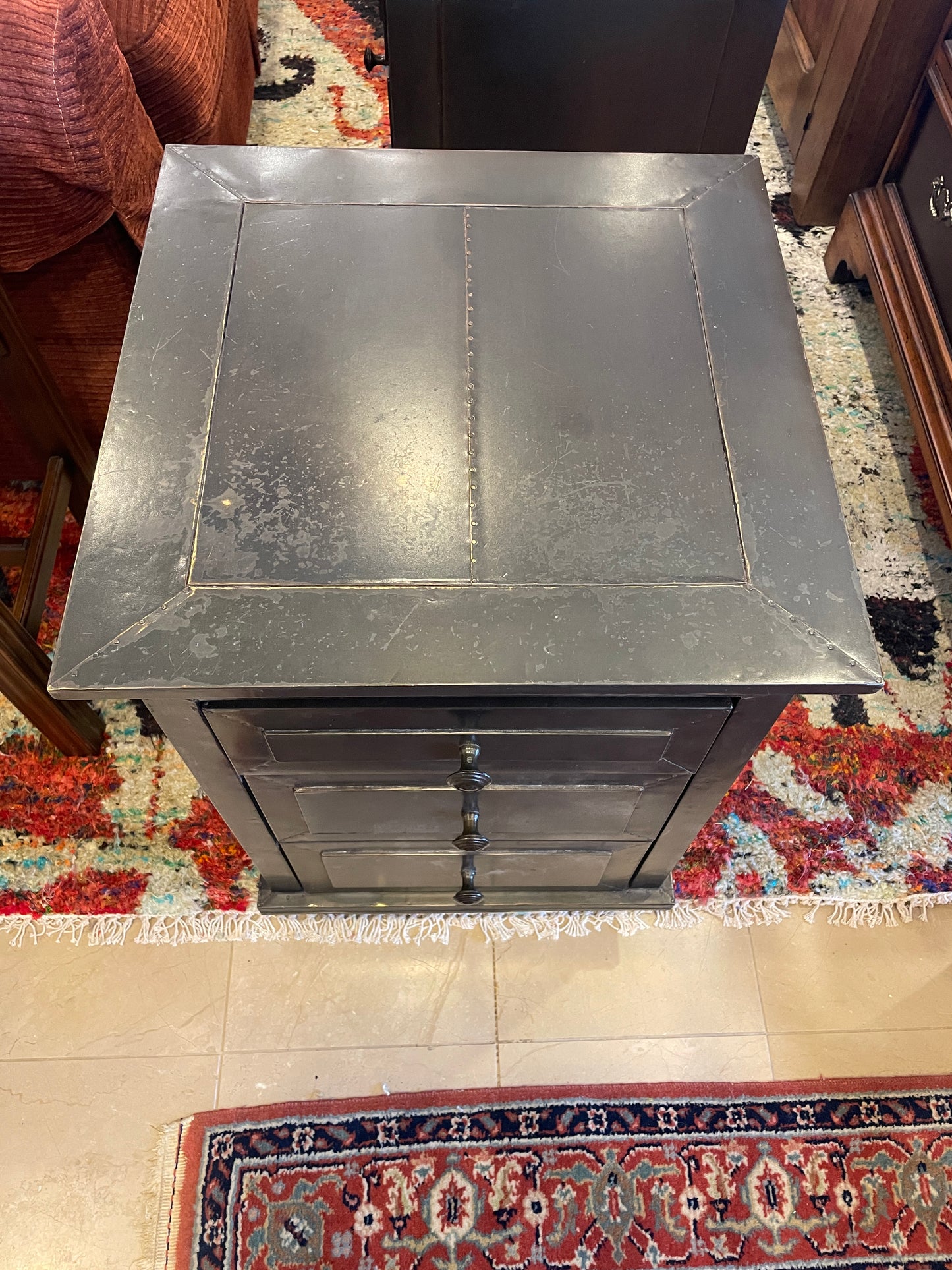 Annecy Zinc Nightstands