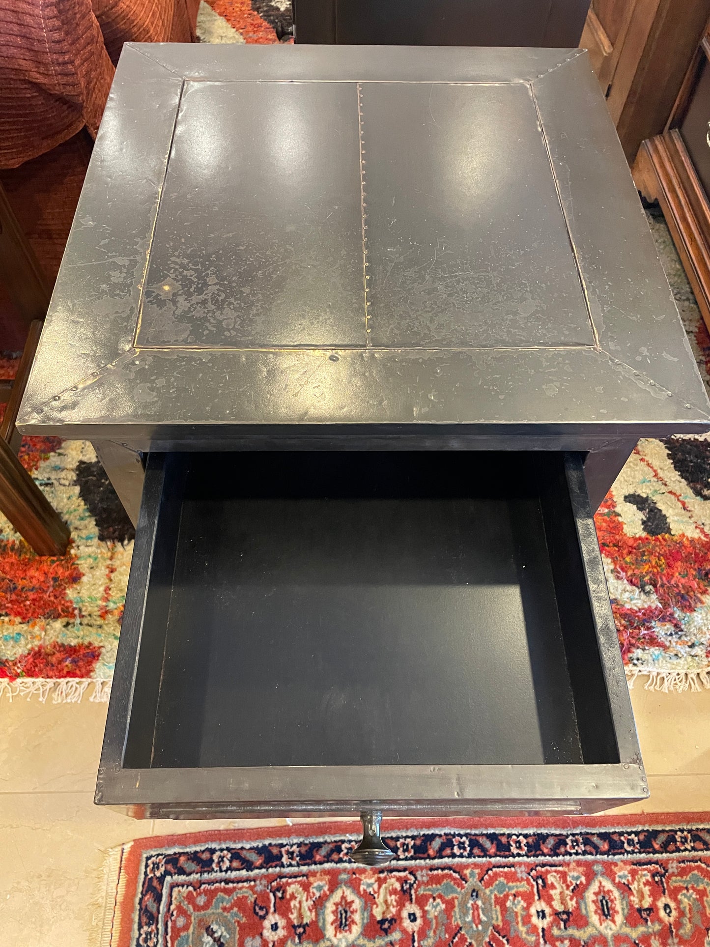 Annecy Zinc Nightstands