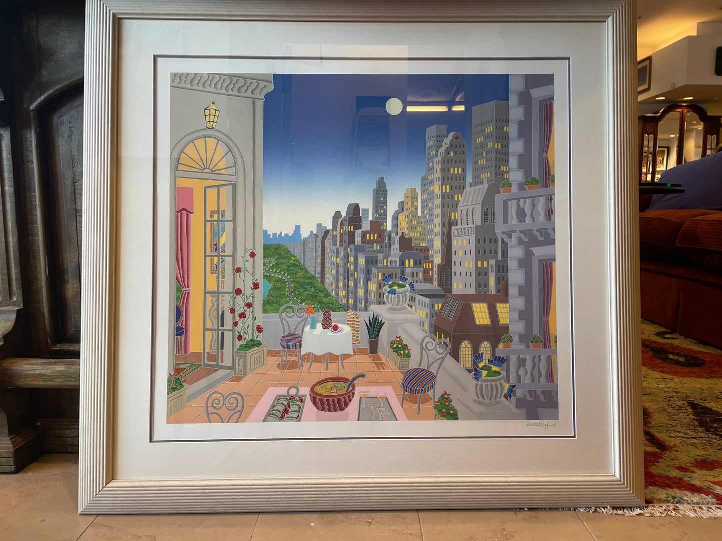 McKnight "Ports of Call" Lithograph, Signed and numbered