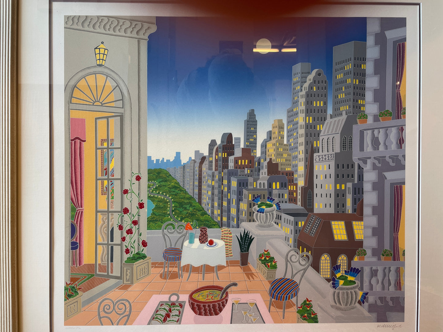 McKnight "Ports of Call" Lithograph, Signed and numbered