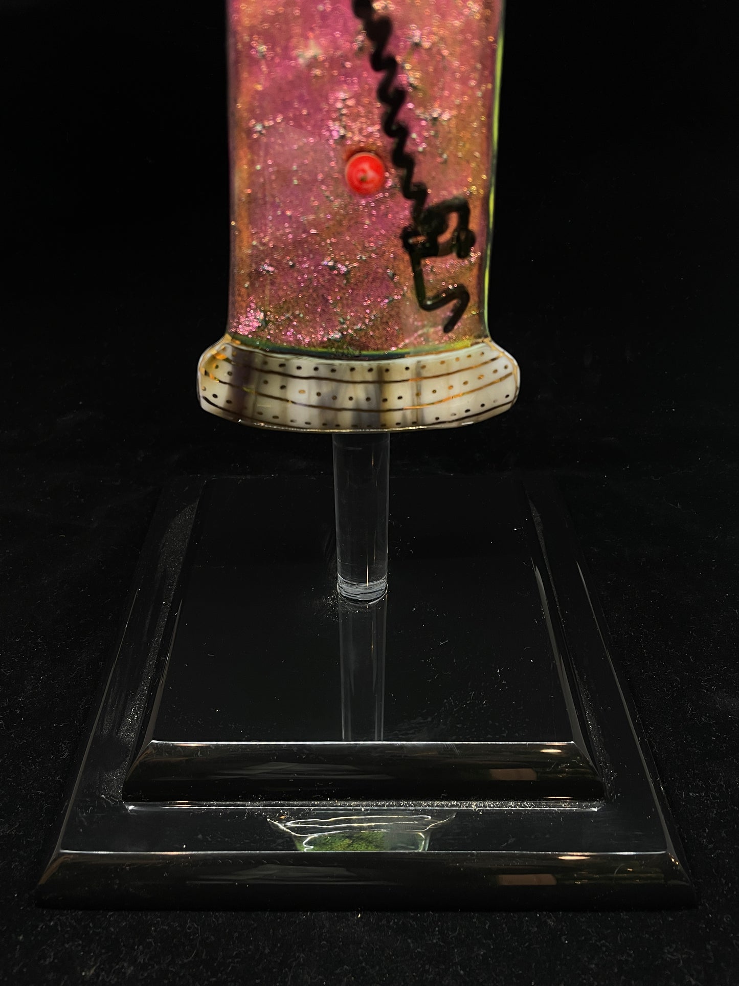 Shawn Althari Glass Aku' Ba Doll, Signed