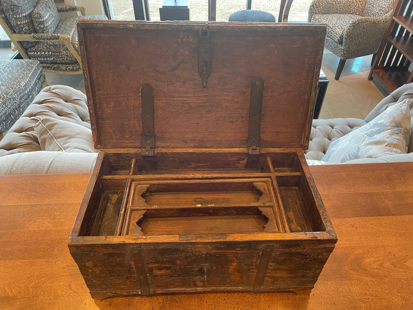 Antique Early 19th Century Goldsmiths/cash box