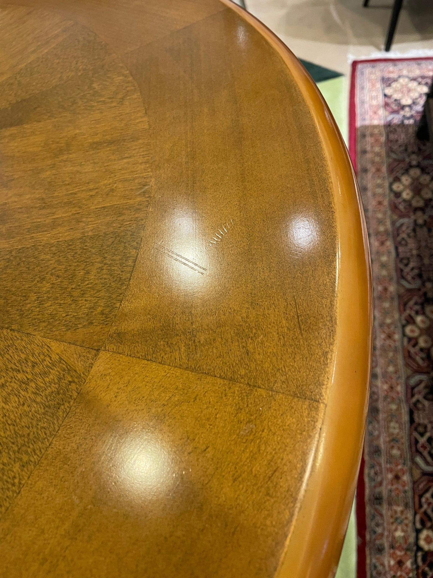 Round Cherry Pub Table, AS IS (0NT001)