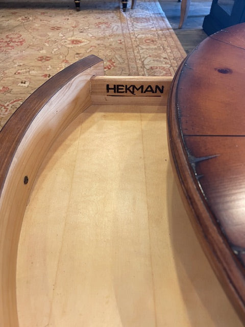 Hekman Oval End Table with Drawer, AS IS (0FY004)