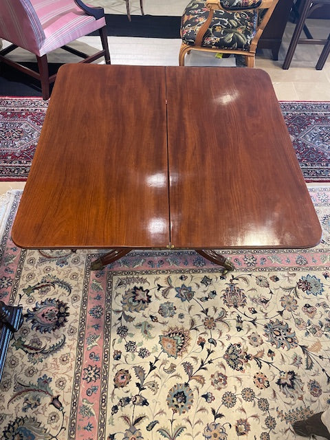 Early 19th Century American Federal Game Table, circa 1810 (0FY007)