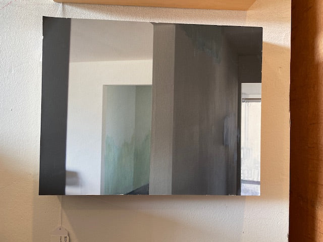 Cherith Lundin "Walls" Oil on Paper Mounted on Board "Walls", a Pair AS IS
