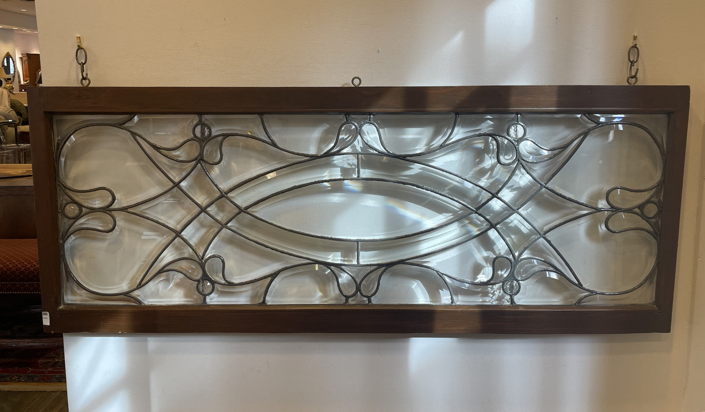 Lead Glass Transom Window (0C1002)