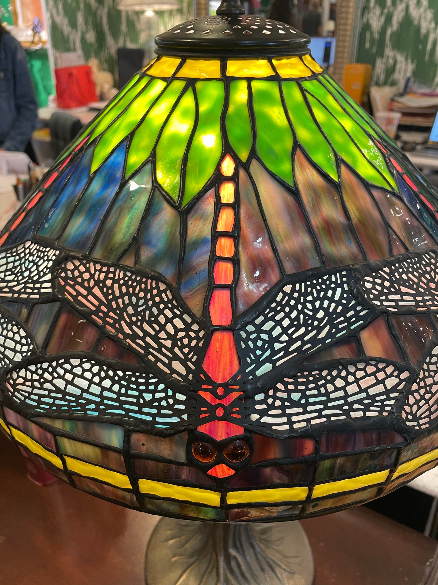 Dale Tiffany Dragonfly Lamp (0G100E)