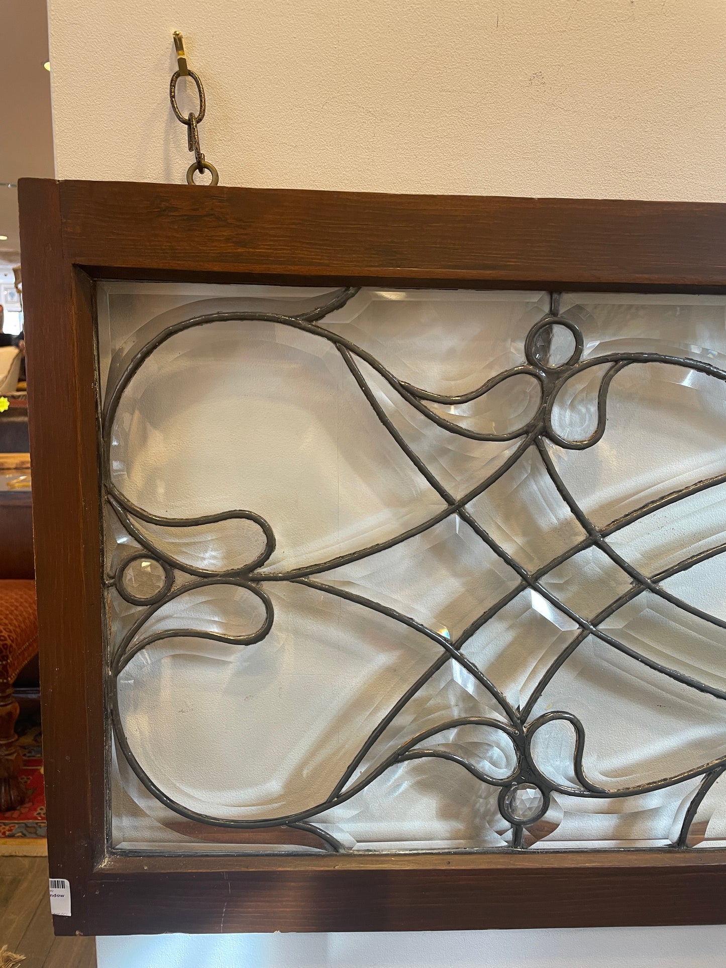 Lead Glass Transom Window (0C1002)