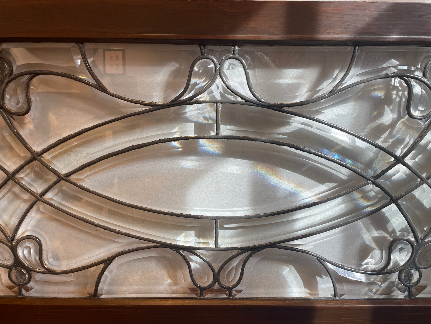 Lead Glass Transom Window (0C1002)