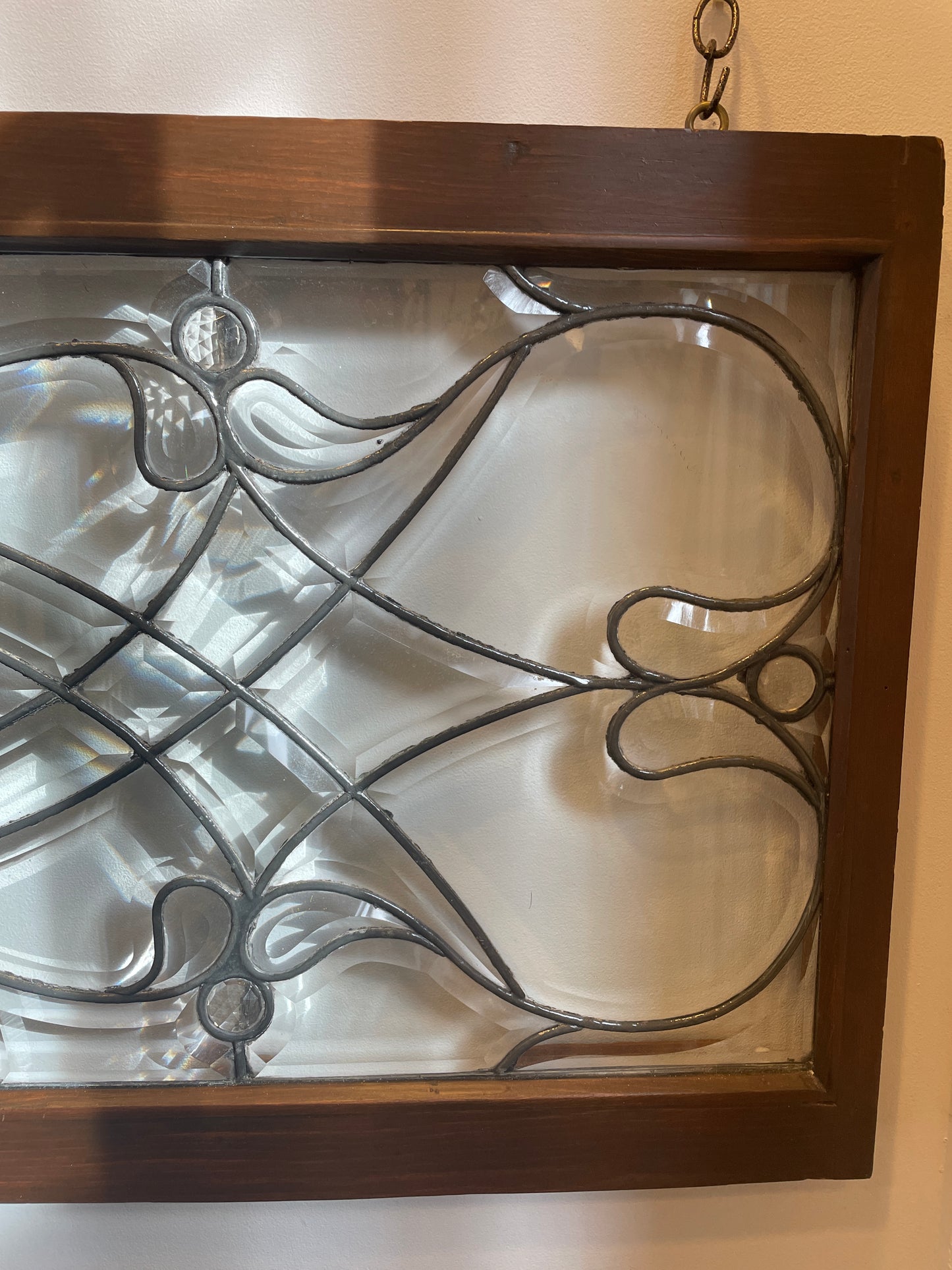Lead Glass Transom Window (0C1002)