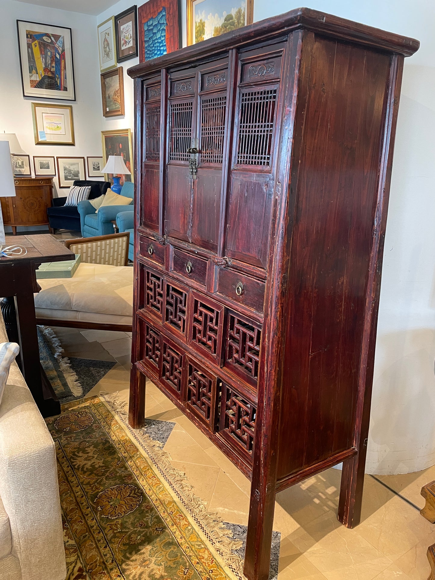 Chinese Chickencoop Cabinet AS IS (0G100F)