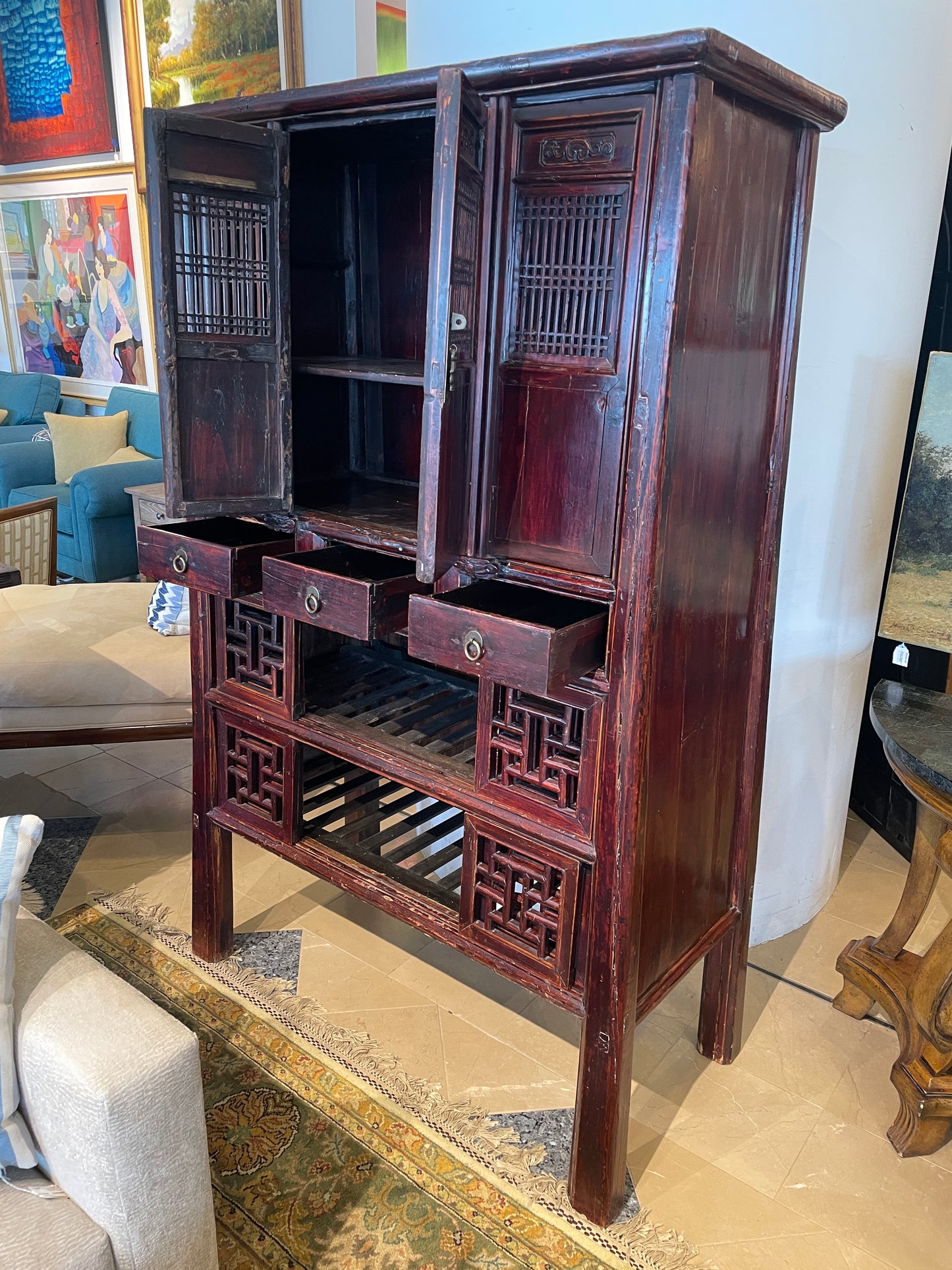 Chinese Chickencoop Cabinet AS IS (0G100F)