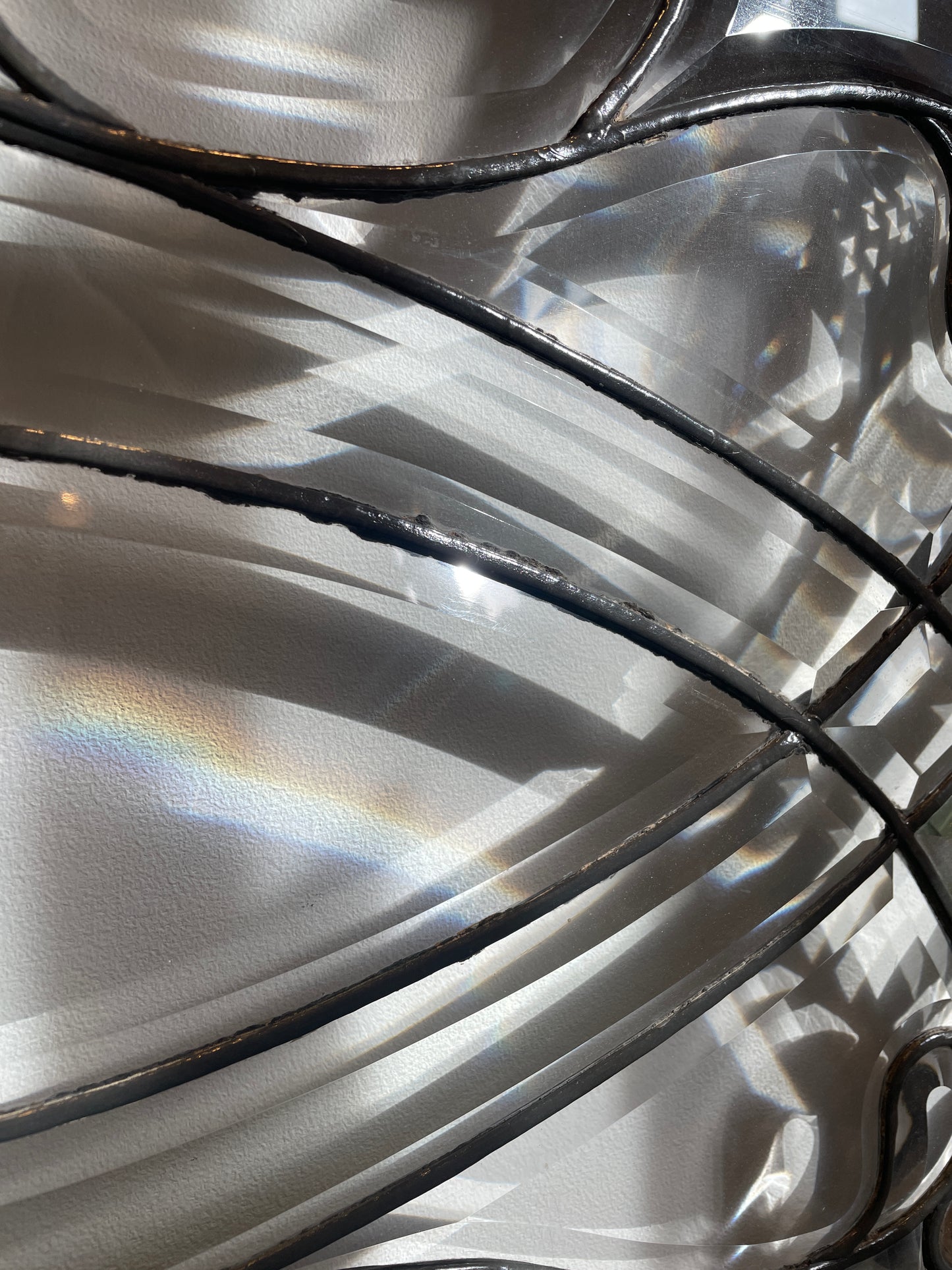 Lead Glass Transom Window (0C1002)