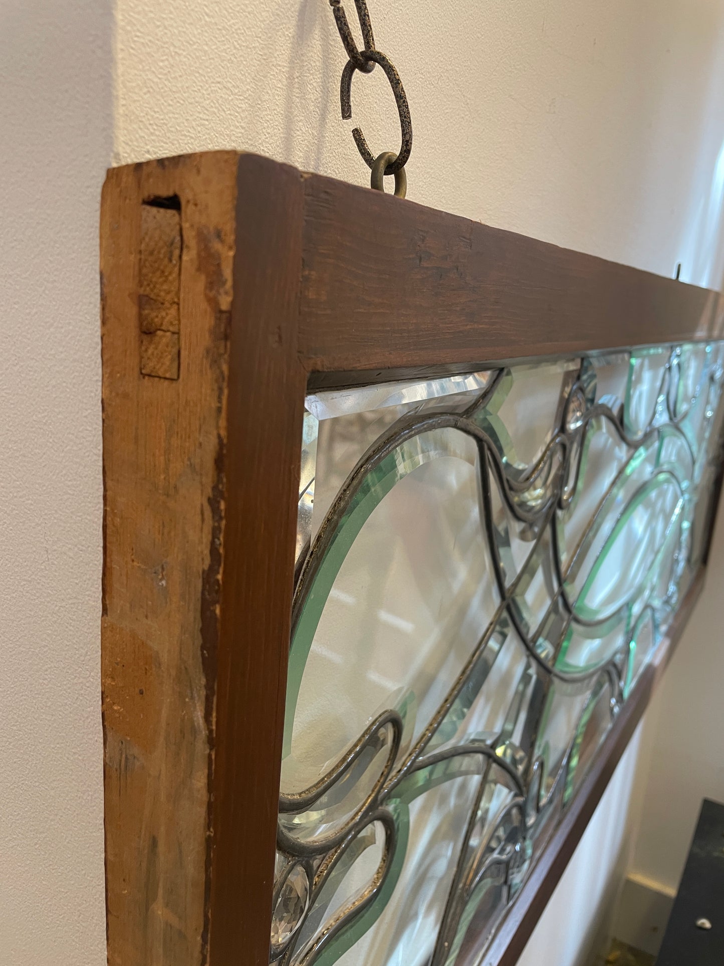 Lead Glass Transom Window (0C1002)