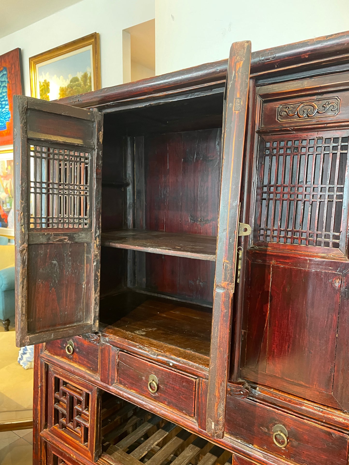 Chinese Chickencoop Cabinet AS IS (0G100F)