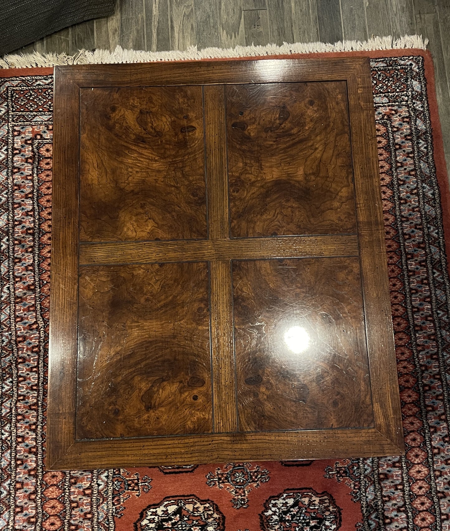 Henredon Burled Campaign End Table (0G100C)