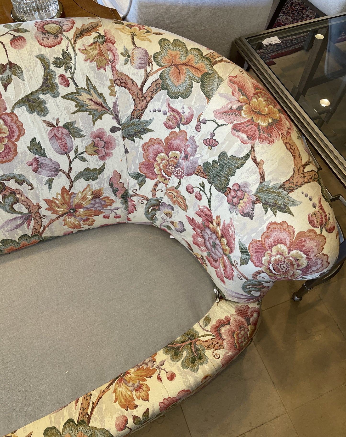 Century Floral Sofa (Two available) (0JN001)