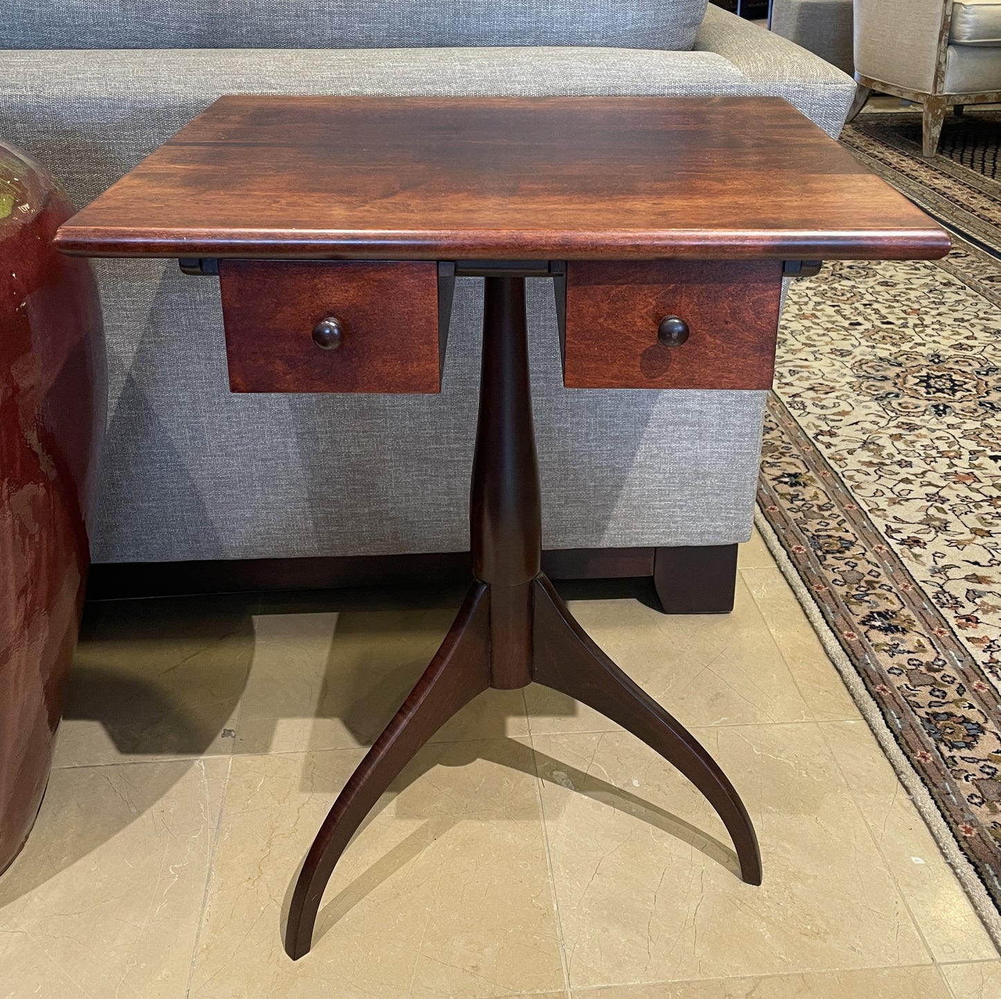 Cherry Shaker Sewing Table AS IS (0C4002)