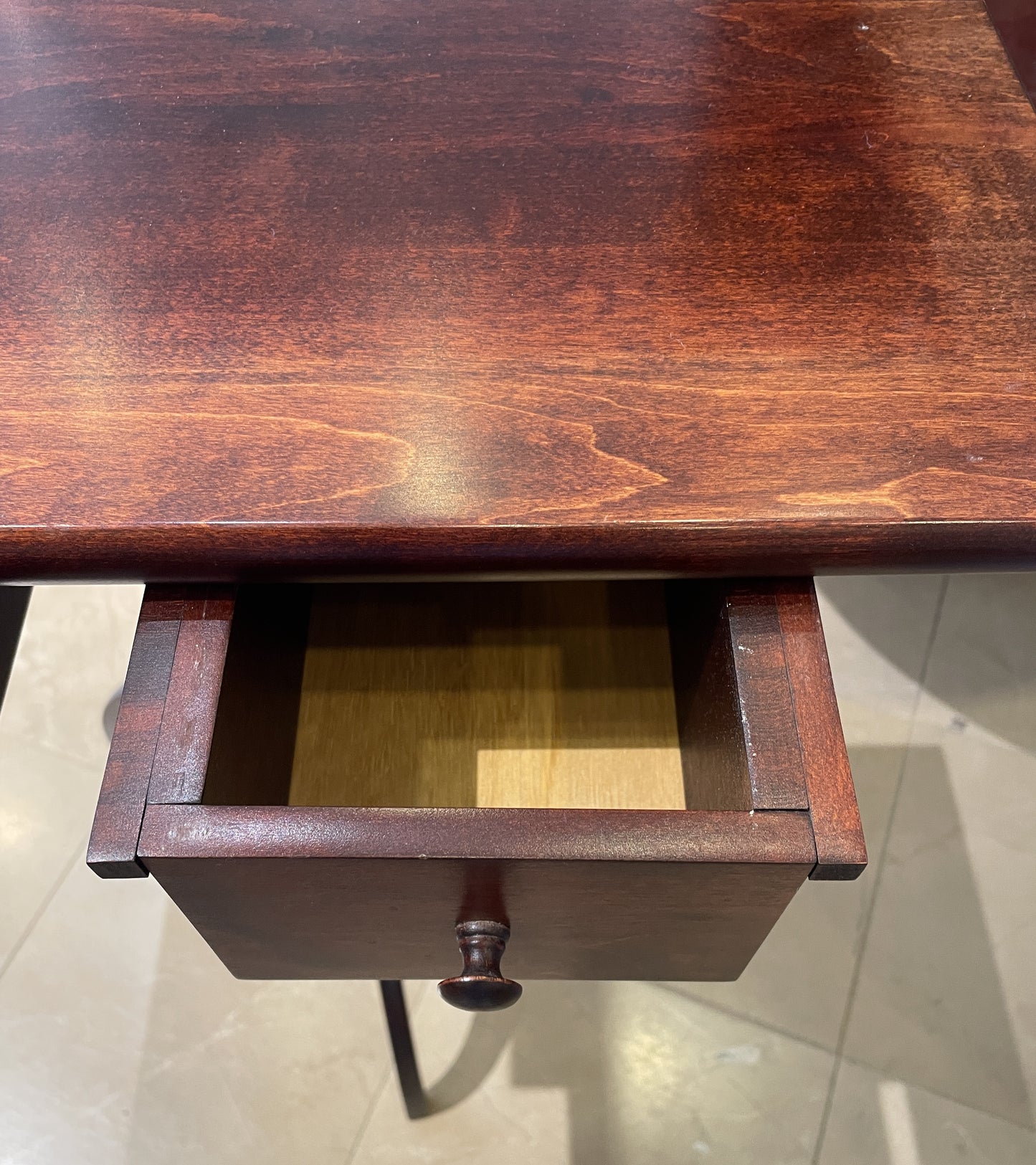 Cherry Shaker Sewing Table AS IS (0C4002)