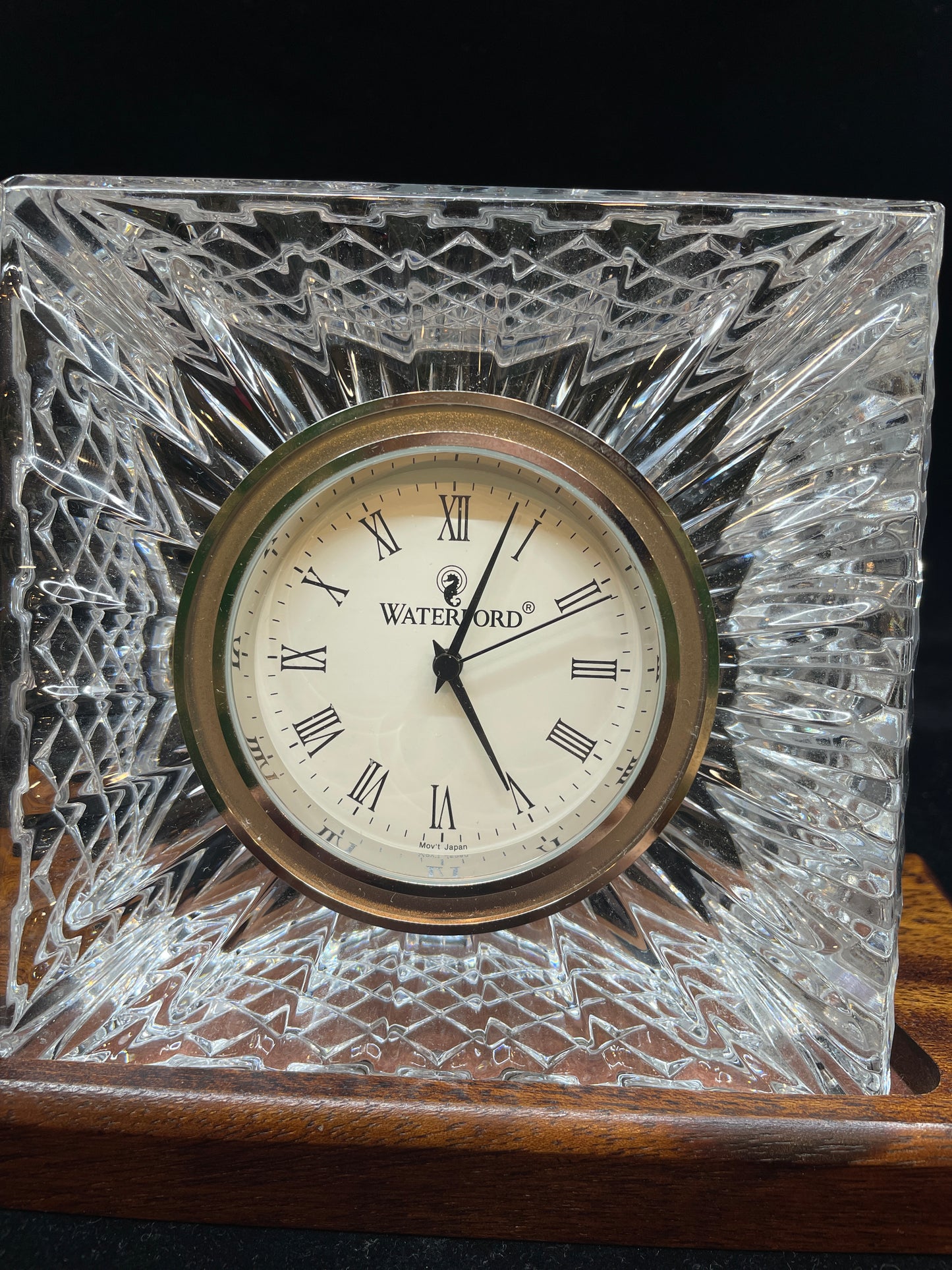 Waterford Jim OLeary Desk Clock with stand (0F9006)