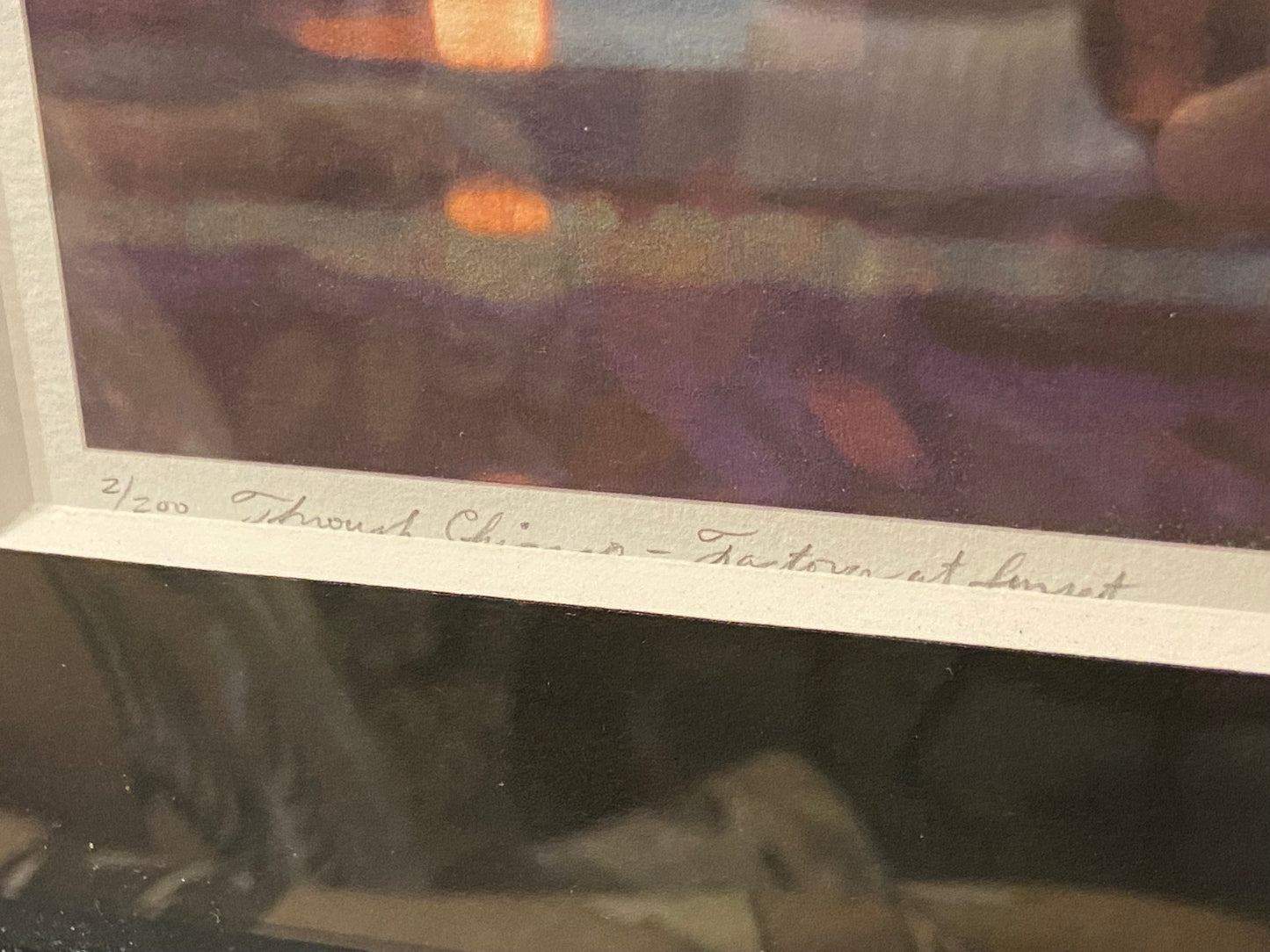 Robert Reddy "Through Chicago- Factory at Sunset" Giclee (20913)