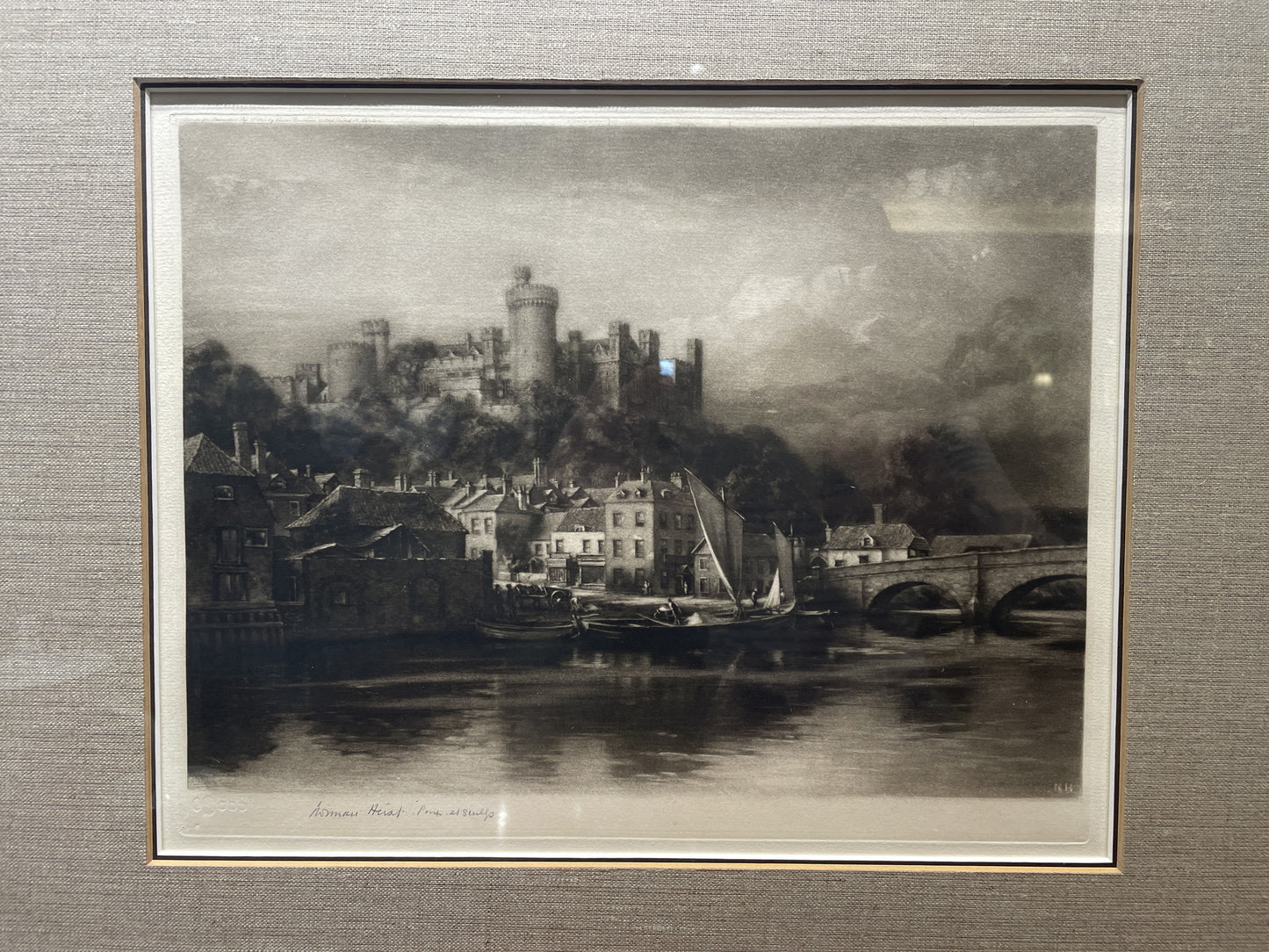 Norman Hirst Architectural Engraving, signed (0G5004)