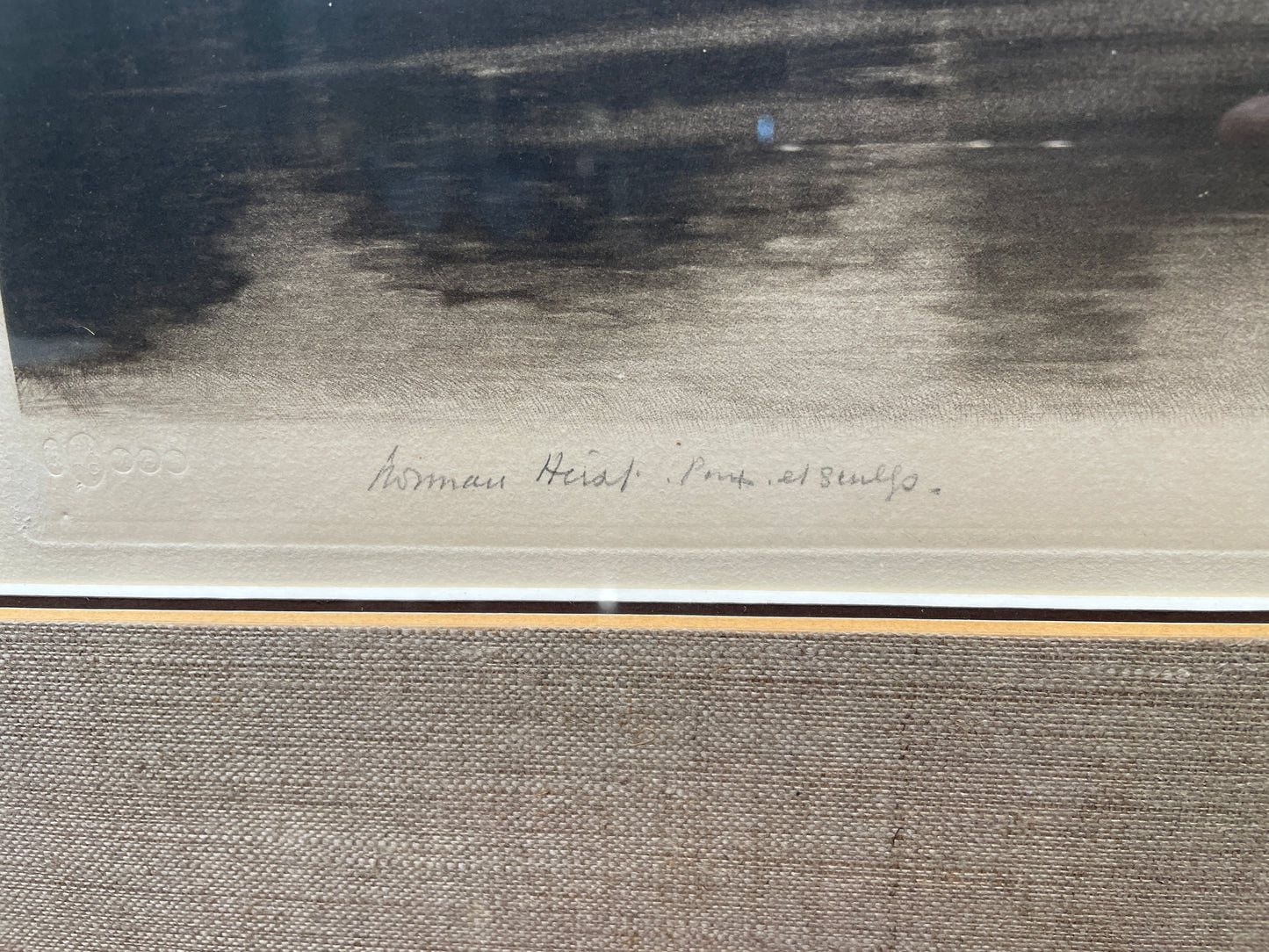 Norman Hirst Architectural Engraving, signed (0G5004)