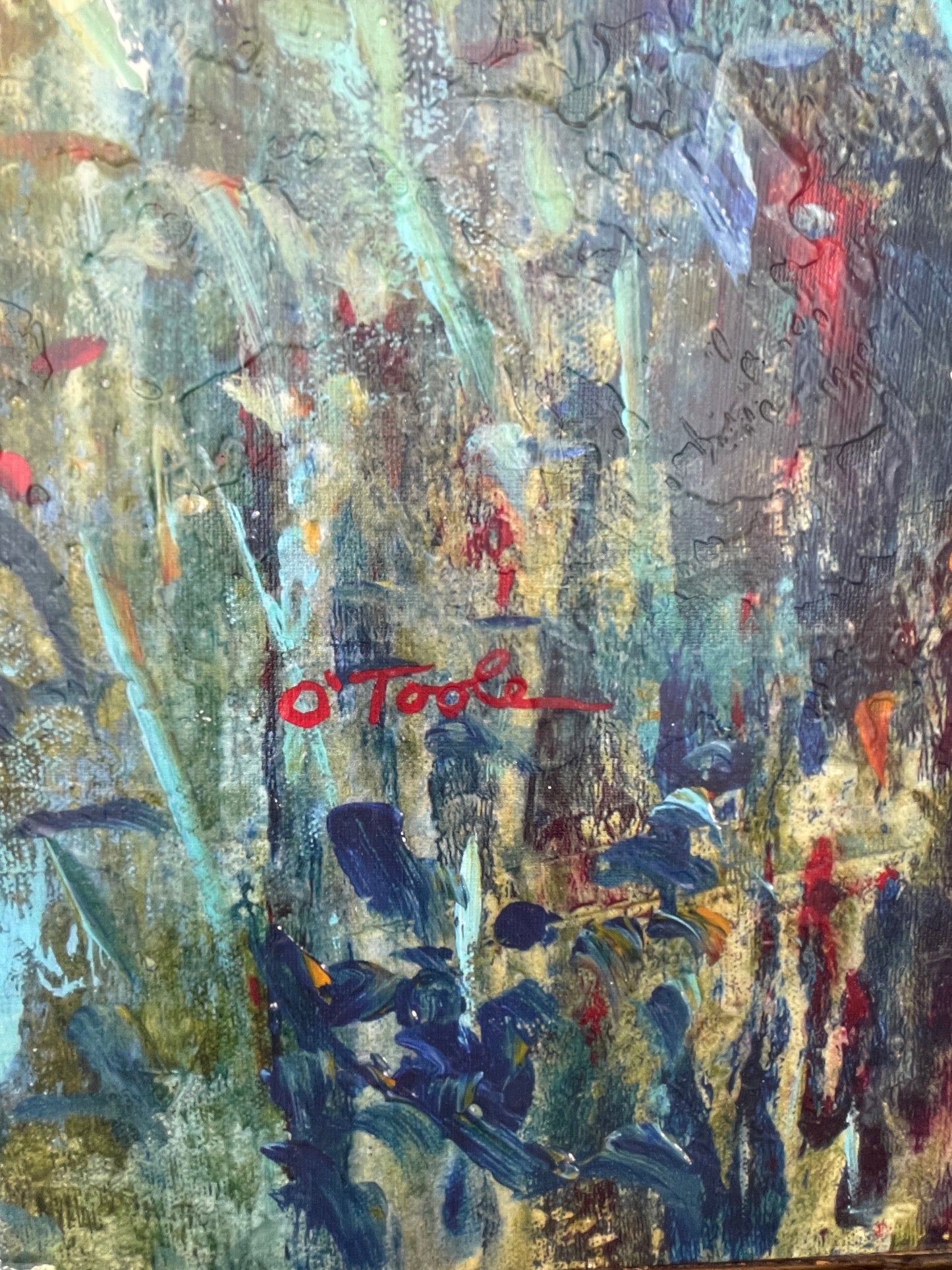 O'Toole Embellished print on canvas (0G0005)