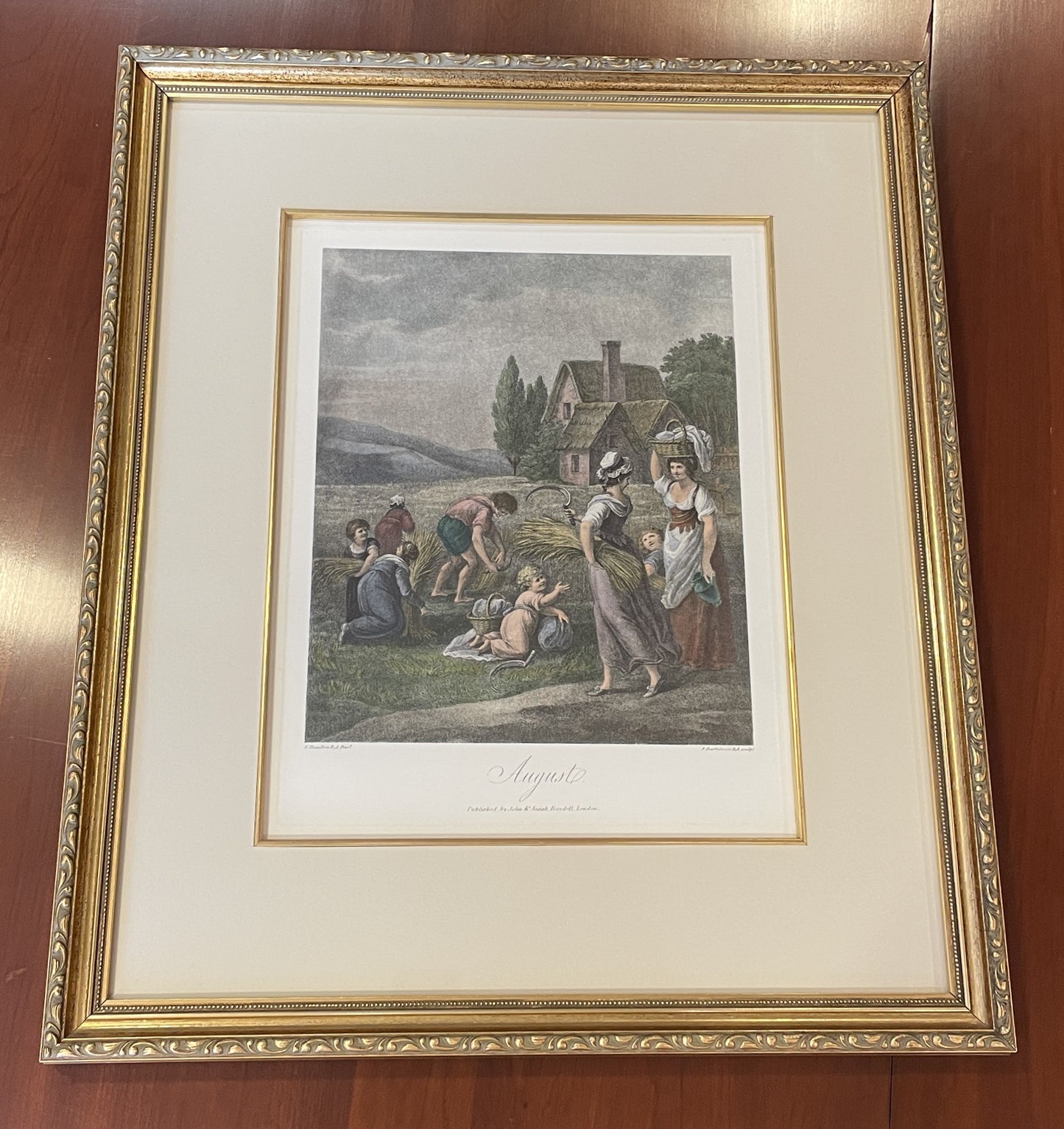 Bartolozzi Engraving "August" (0AN006)