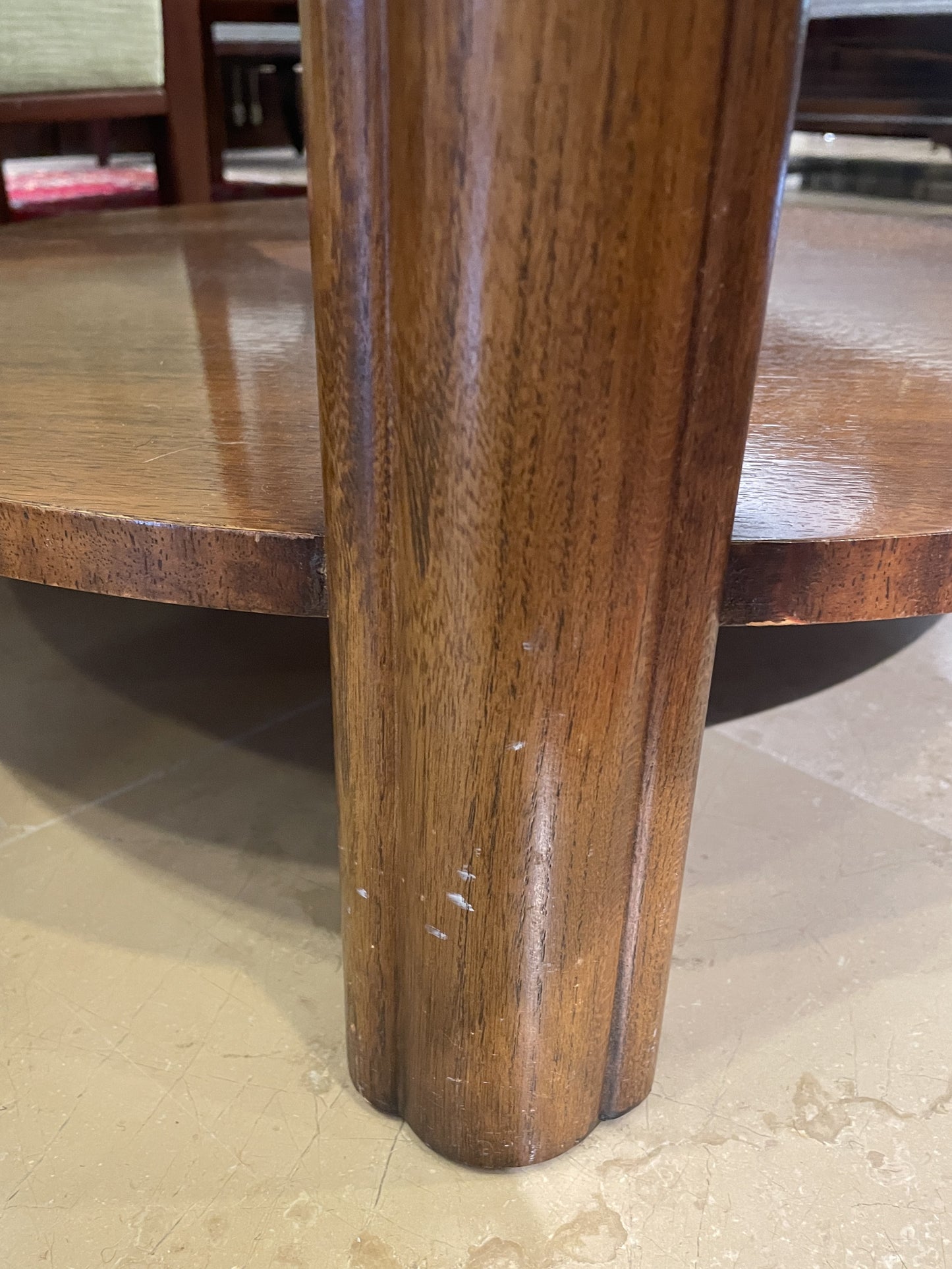 Baker Brass Clover Two Tier End Table (0G1002)