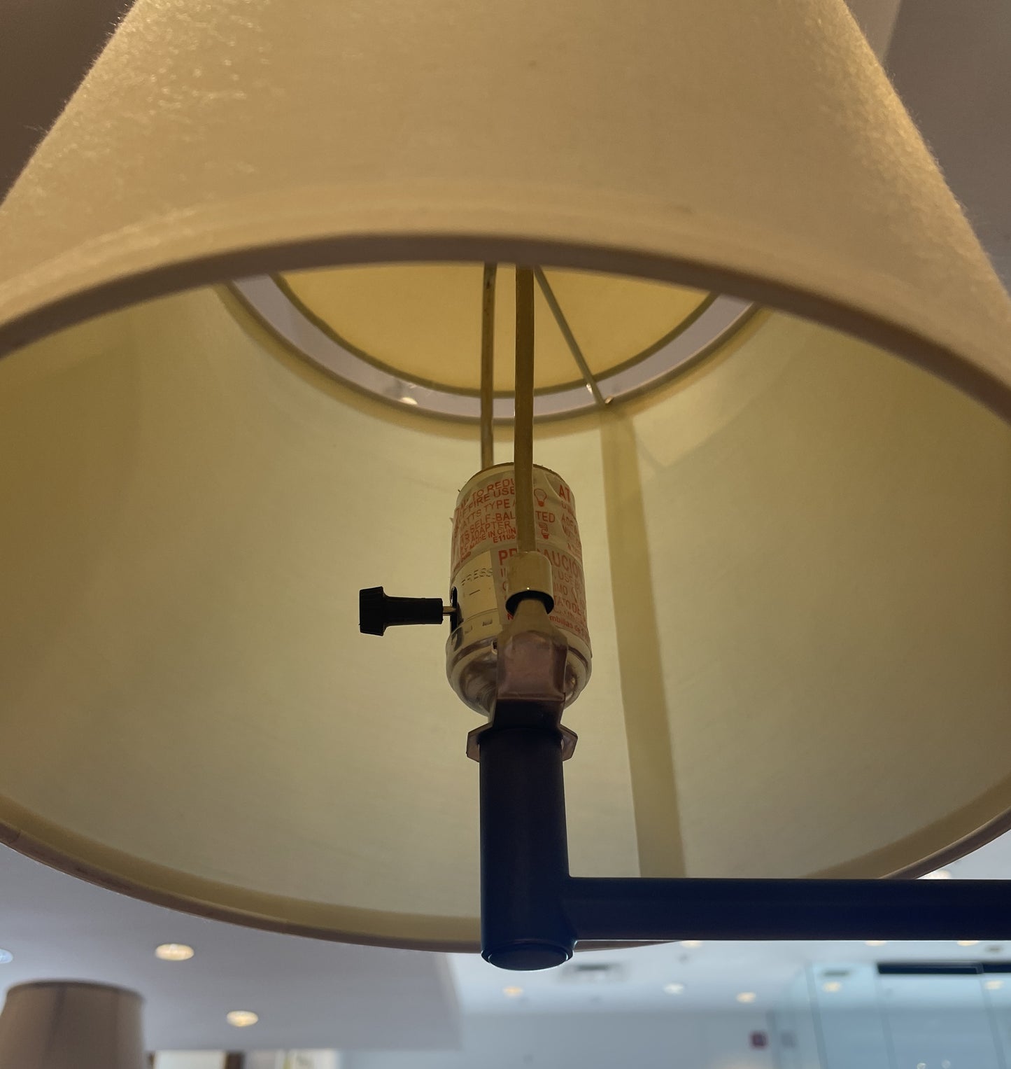 Crate and Barrel Armed Floor Lamp, small (0G7006)