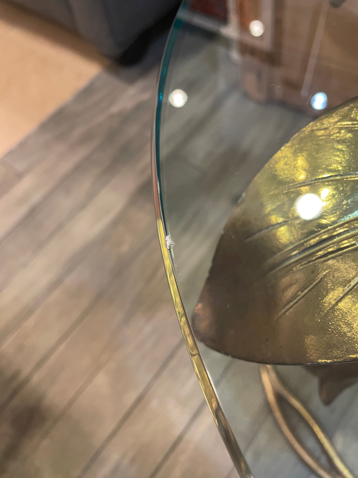 Vintage Arthur Court Lily End Table, AS IS (0K5001)