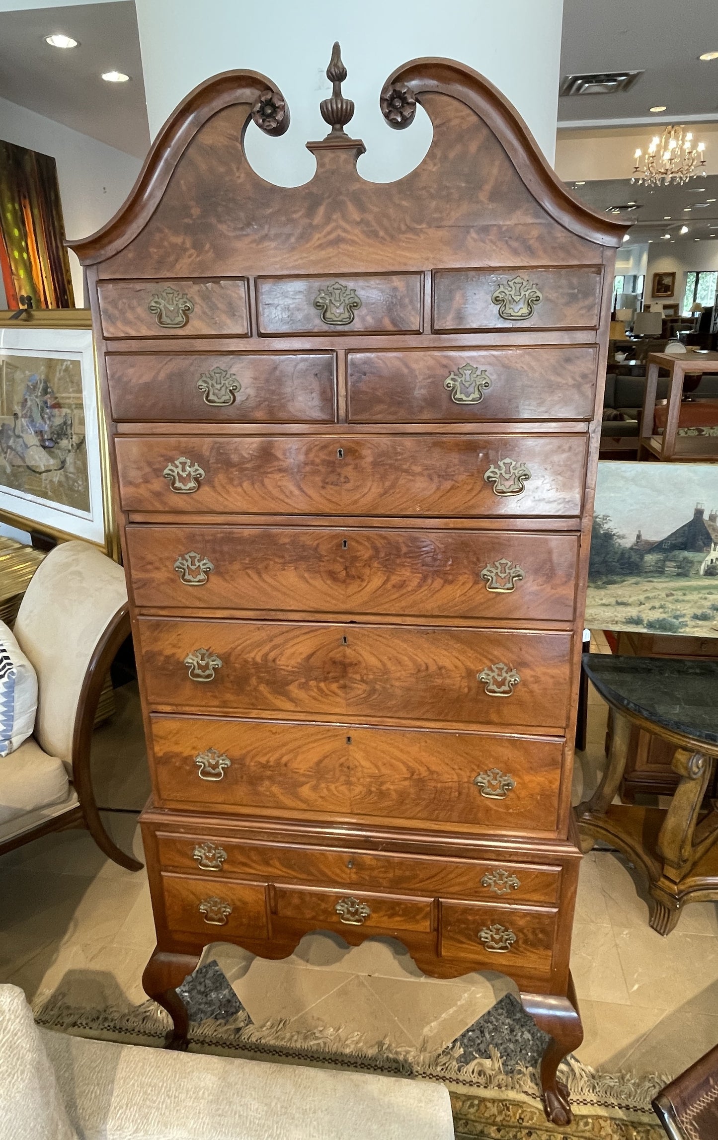 Antique 19th Century East Coast Chest on Chest/Highboy AS IS (0G7007)