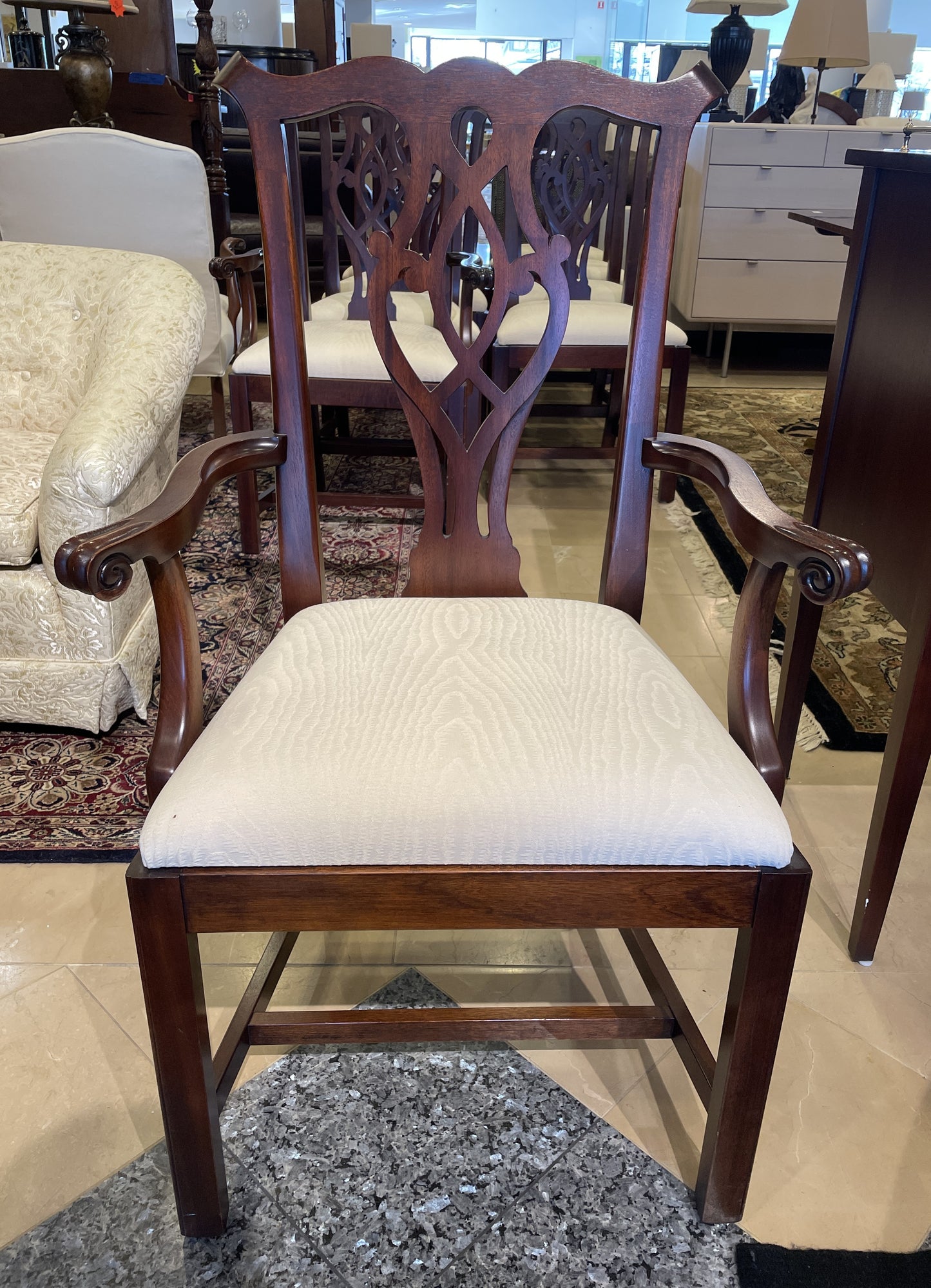 Set of 10 Knob Creek Chippendale Chairs (0C7003)