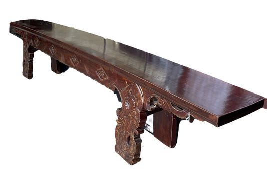 Antique Chinese Altar Style Bench (0C8004)