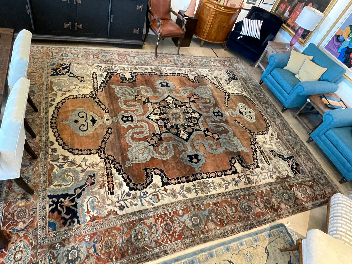 Atelier Lapchi Custom Thalia Area Rug, AS IS 13'10" x 11'6" (0GD008)