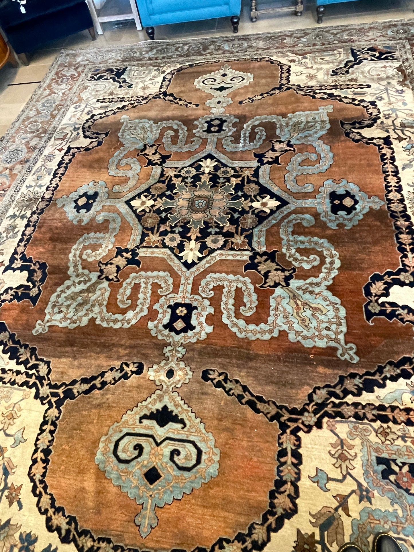Atelier Lapchi Custom Thalia Area Rug, AS IS 13'10" x 11'6" (0GD008)