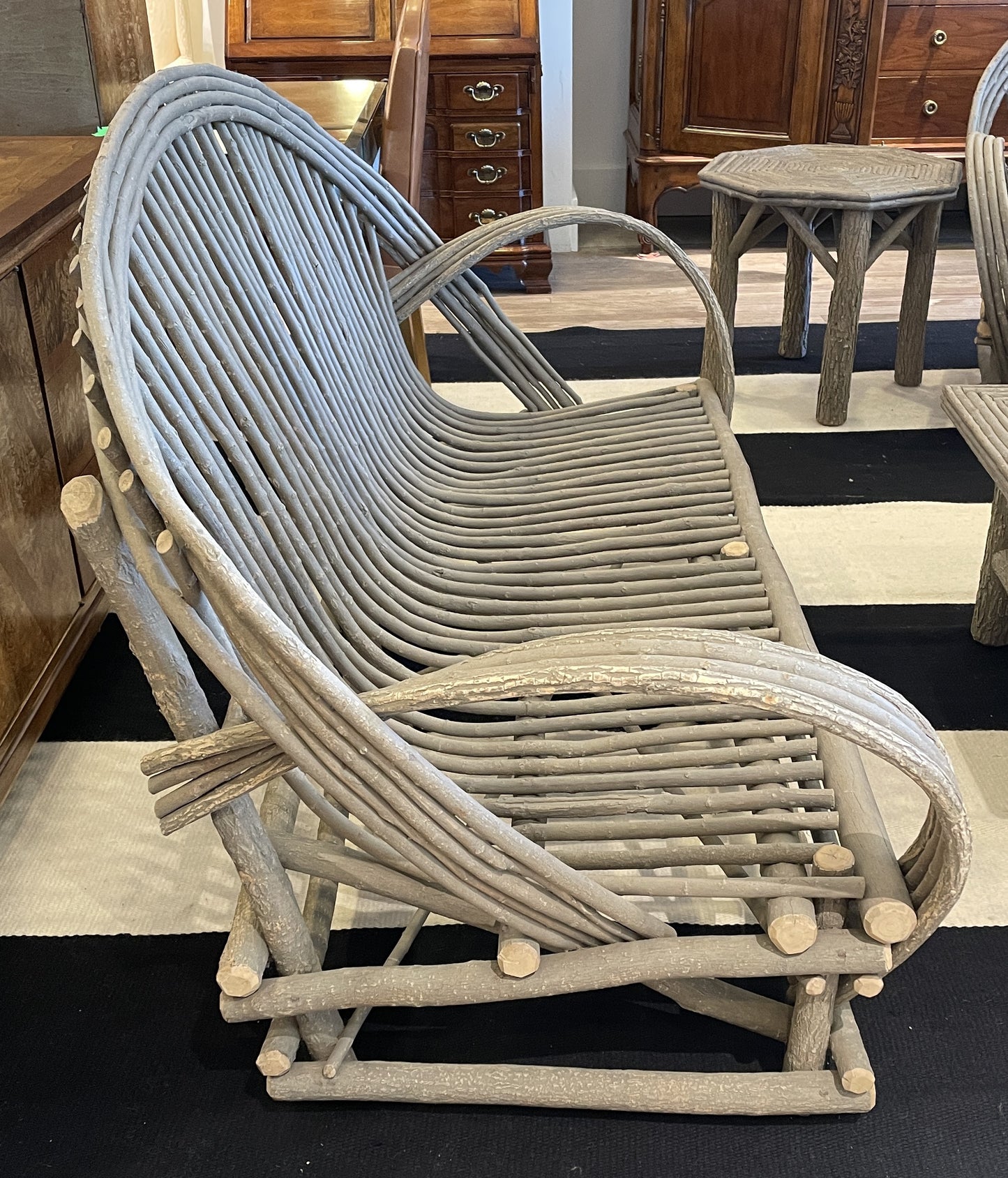 La Lune Bentwood Willow Settee (02300B)