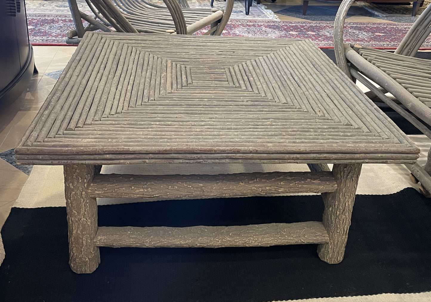 La Lune Rustic Willow Coffee Table (023009)