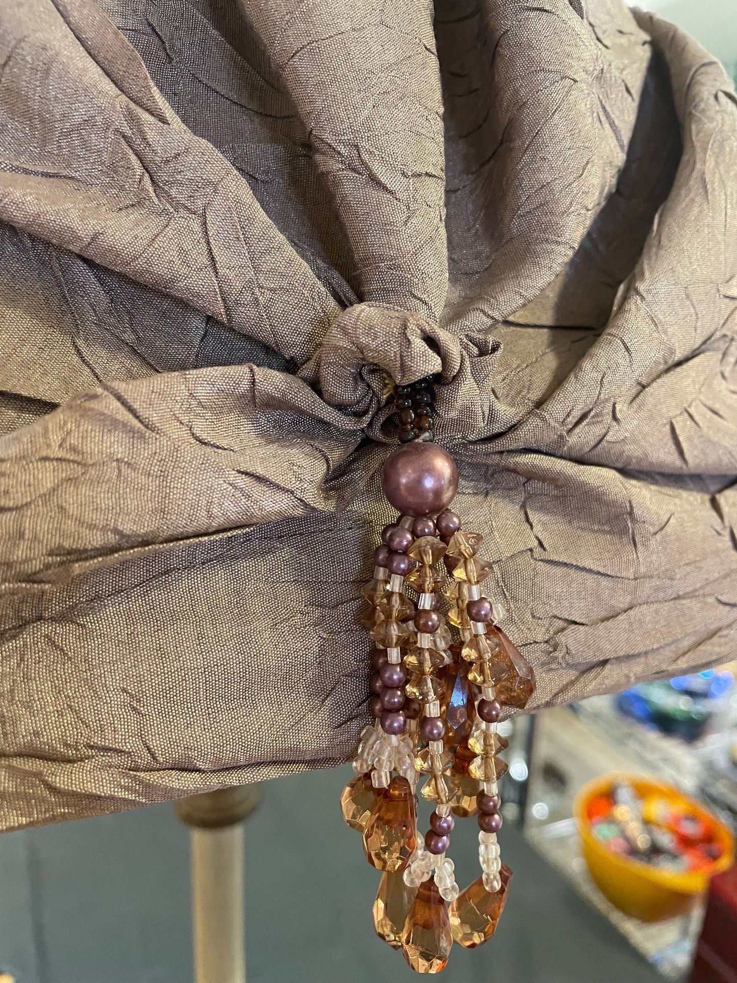 Pair of Pleated Buffet Lamps (YHGA52)