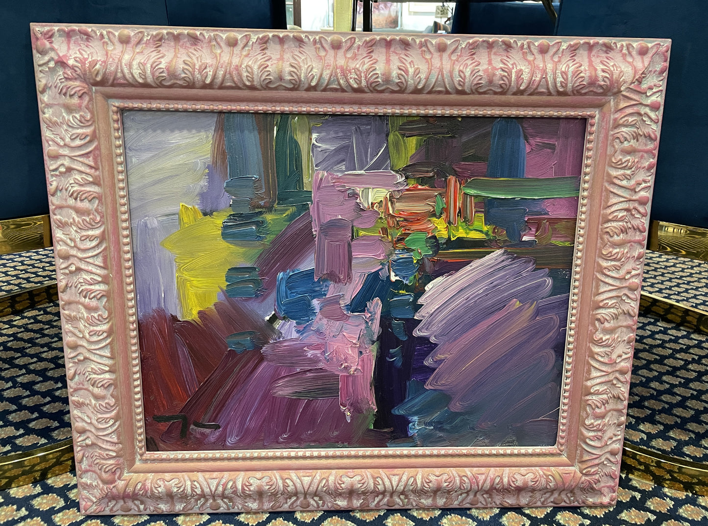 Jose Trujillo Abstract on canvas (0GF00D)