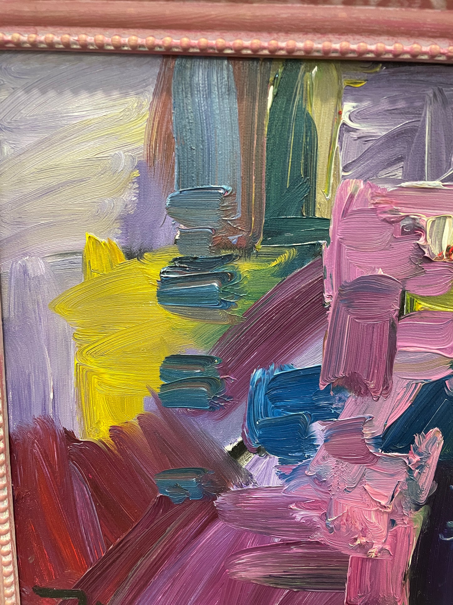 Jose Trujillo Abstract on canvas (0GF00D)