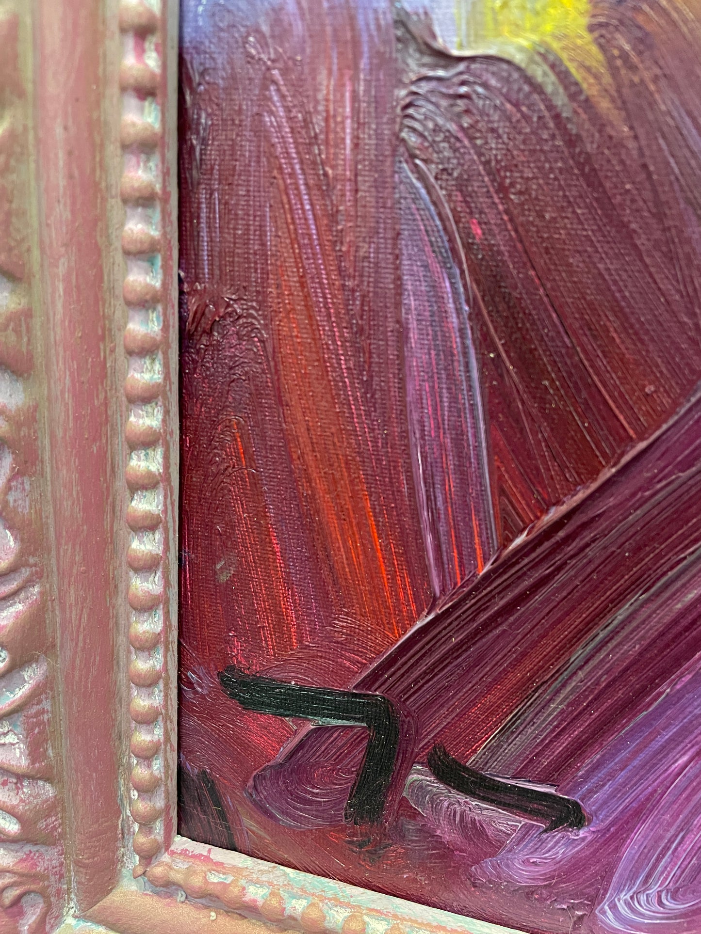 Jose Trujillo Abstract on canvas (0GF00D)