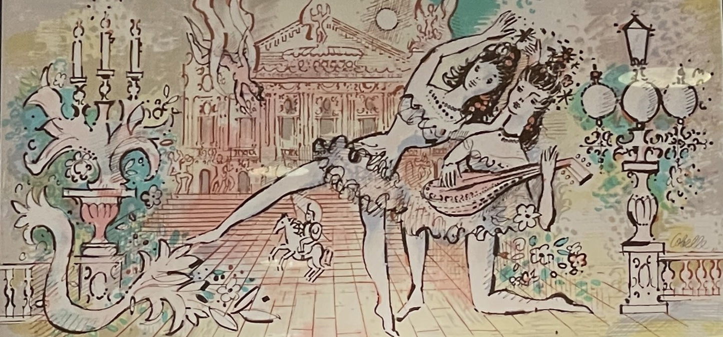 Charles Cobelle AP Street Scene with Dancers (0GF00E)