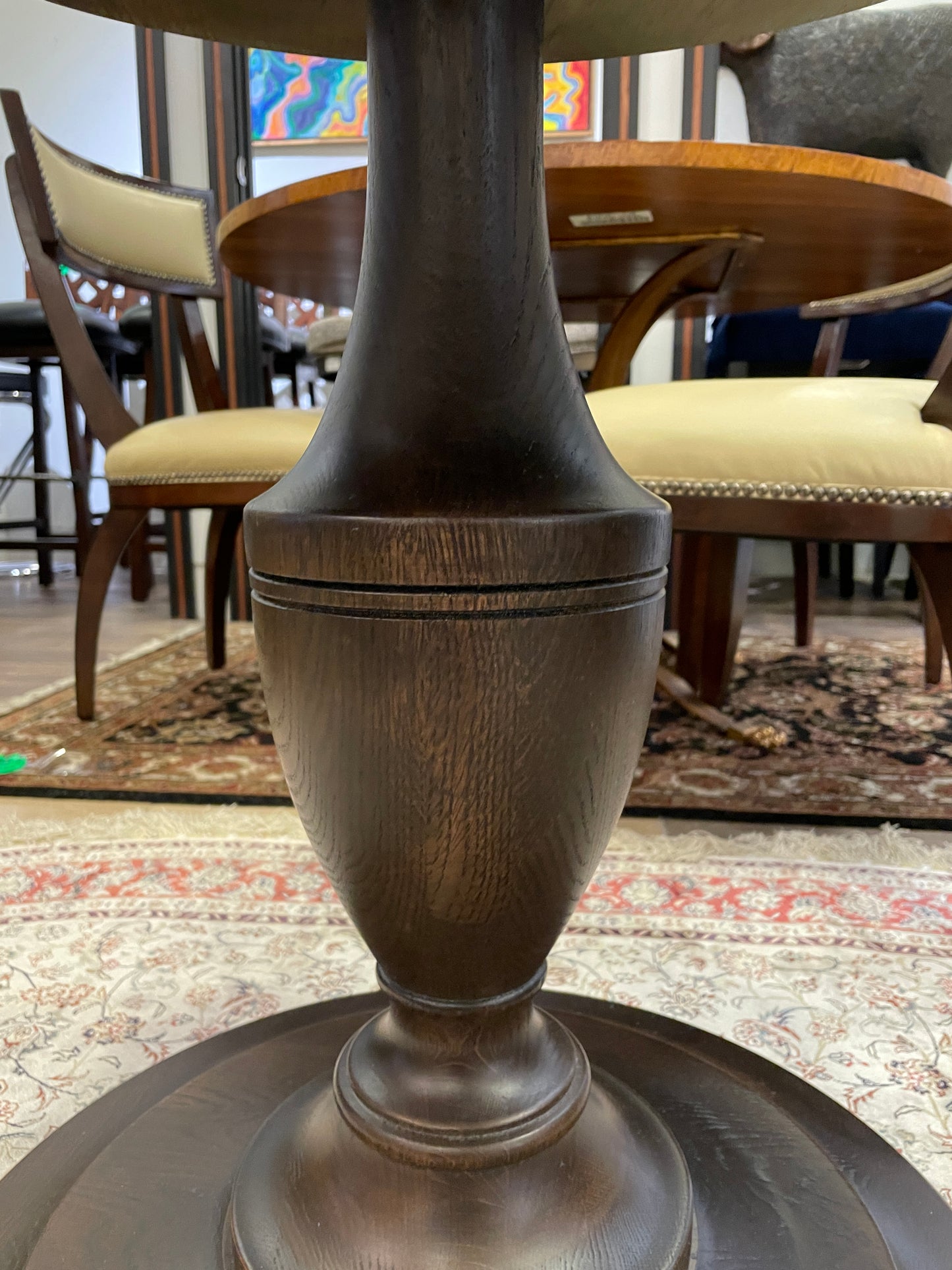 Ethan Allen 'Eloise' Pedestal Table (06I00D)