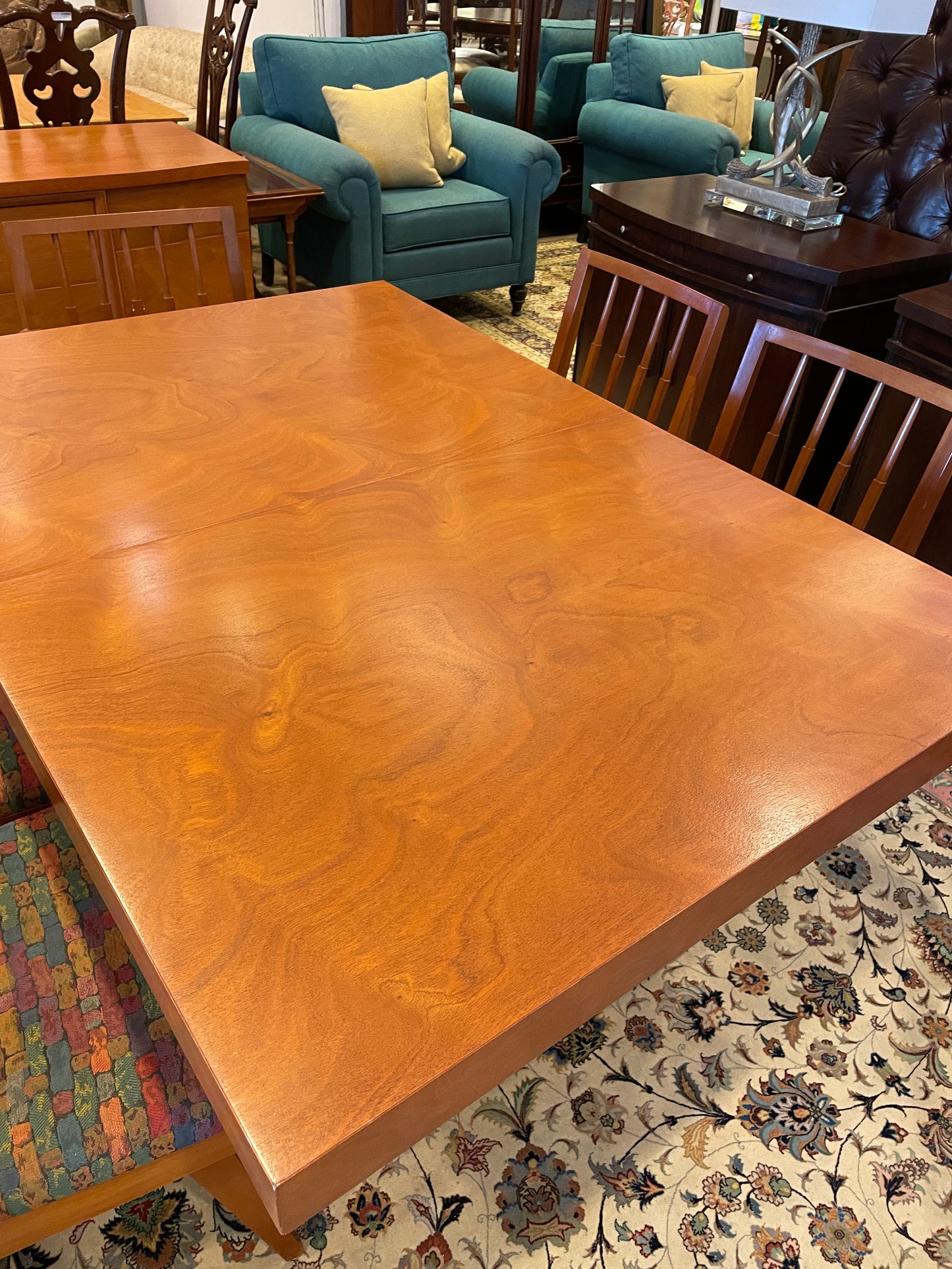 Mid Century Dining Suite, Including table, 6 chairs, china and buffet, attr: Sieling Modern (0GL003)